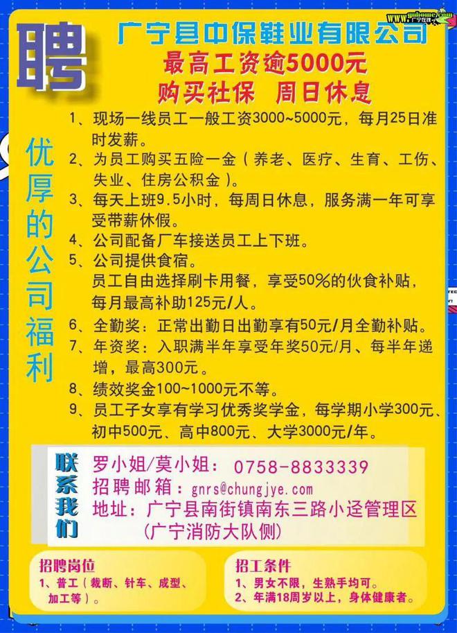 中山南朗最新招聘信息全面汇总