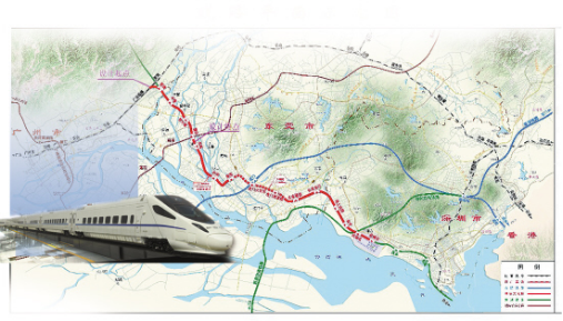 穗莞深城轨最新线路图，珠三角交通枢纽连接线