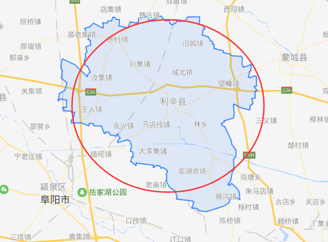 涡阳县最新地图概览