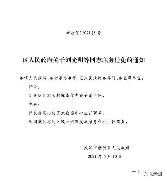 铁布公村人事任命最新动态